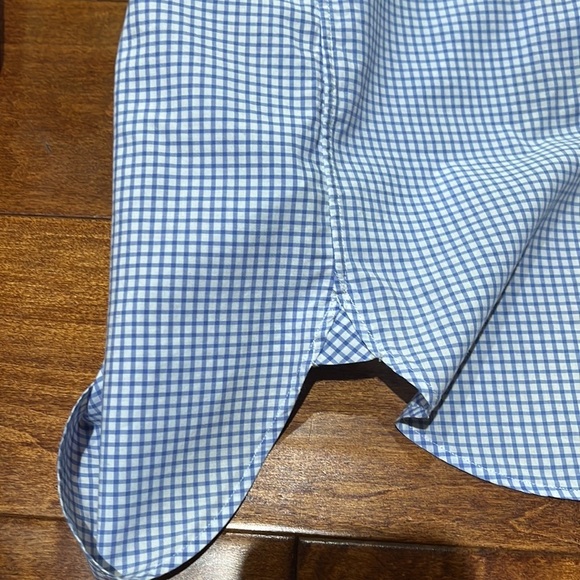 Ralph Lauren buttons Down Shirt Size 16 blue and white - Picture 10 of 12